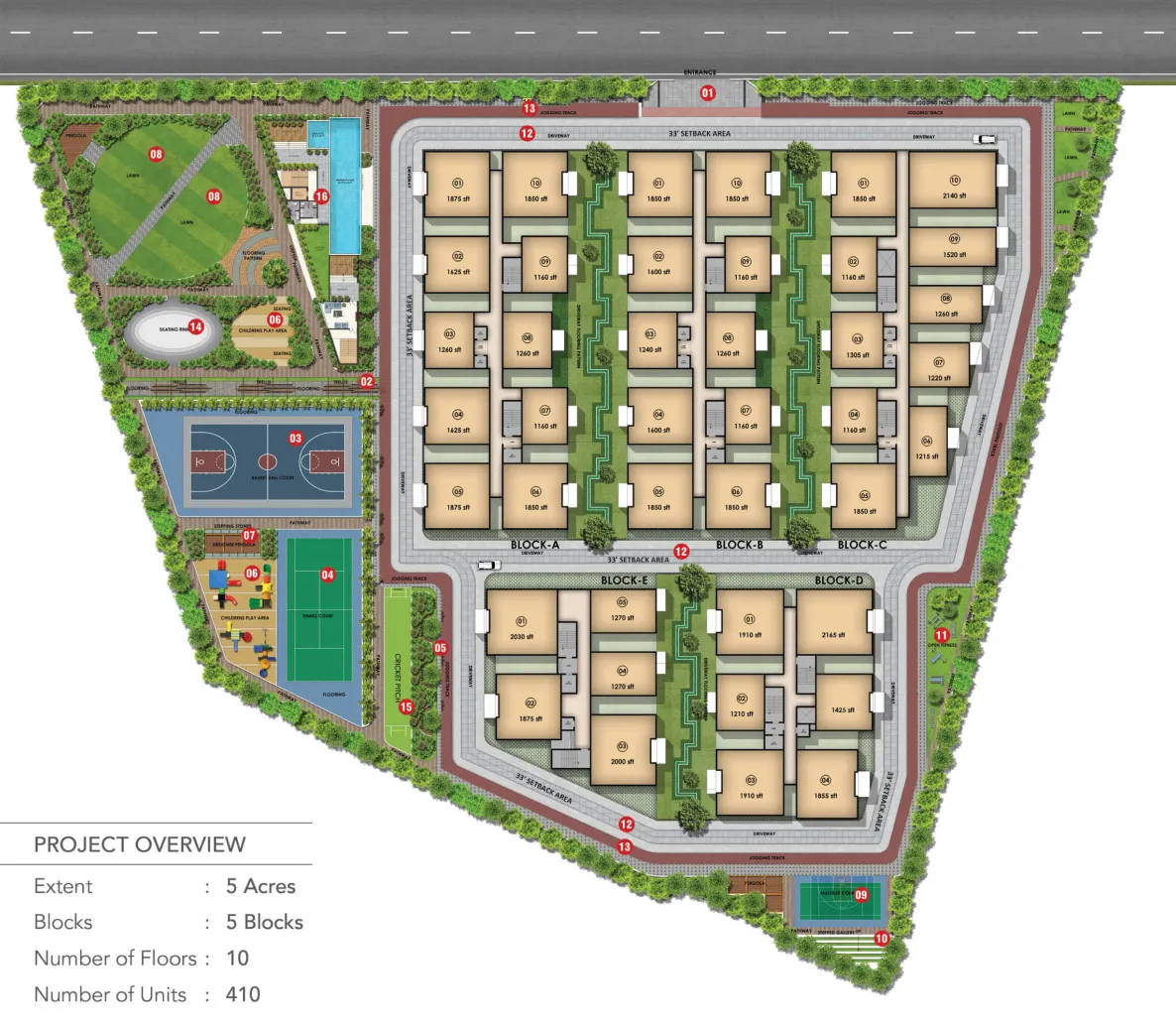 Primark Econest — Master Plan Layout